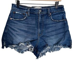 Abercrombie and fitch cut off shorts high rise shorts
